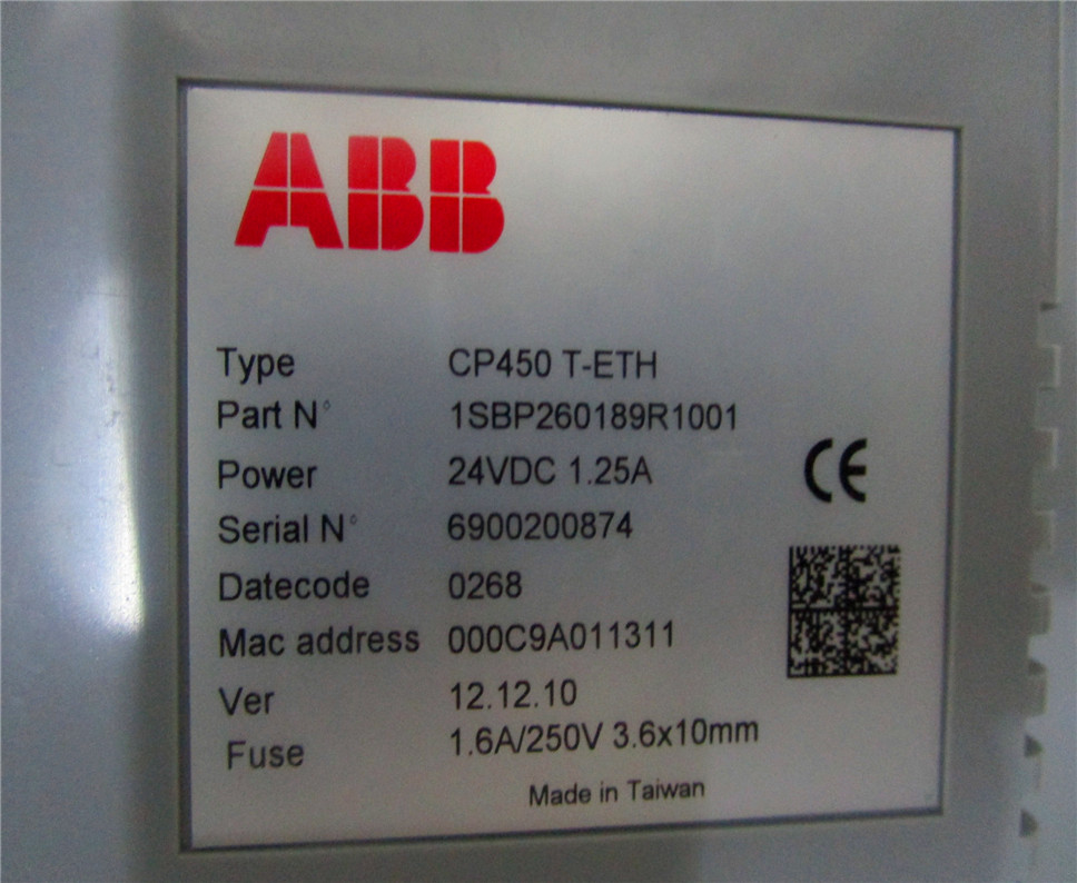 ABB  CP450  T-ETH  1SBP260189R1001 Module