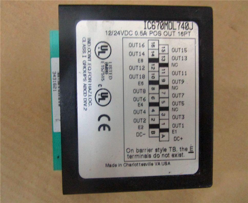 General Electric IC670MDL740J Module