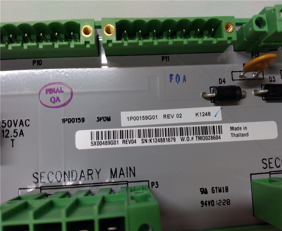 5X00489G01 Power Distribution Module Emerson Ovation