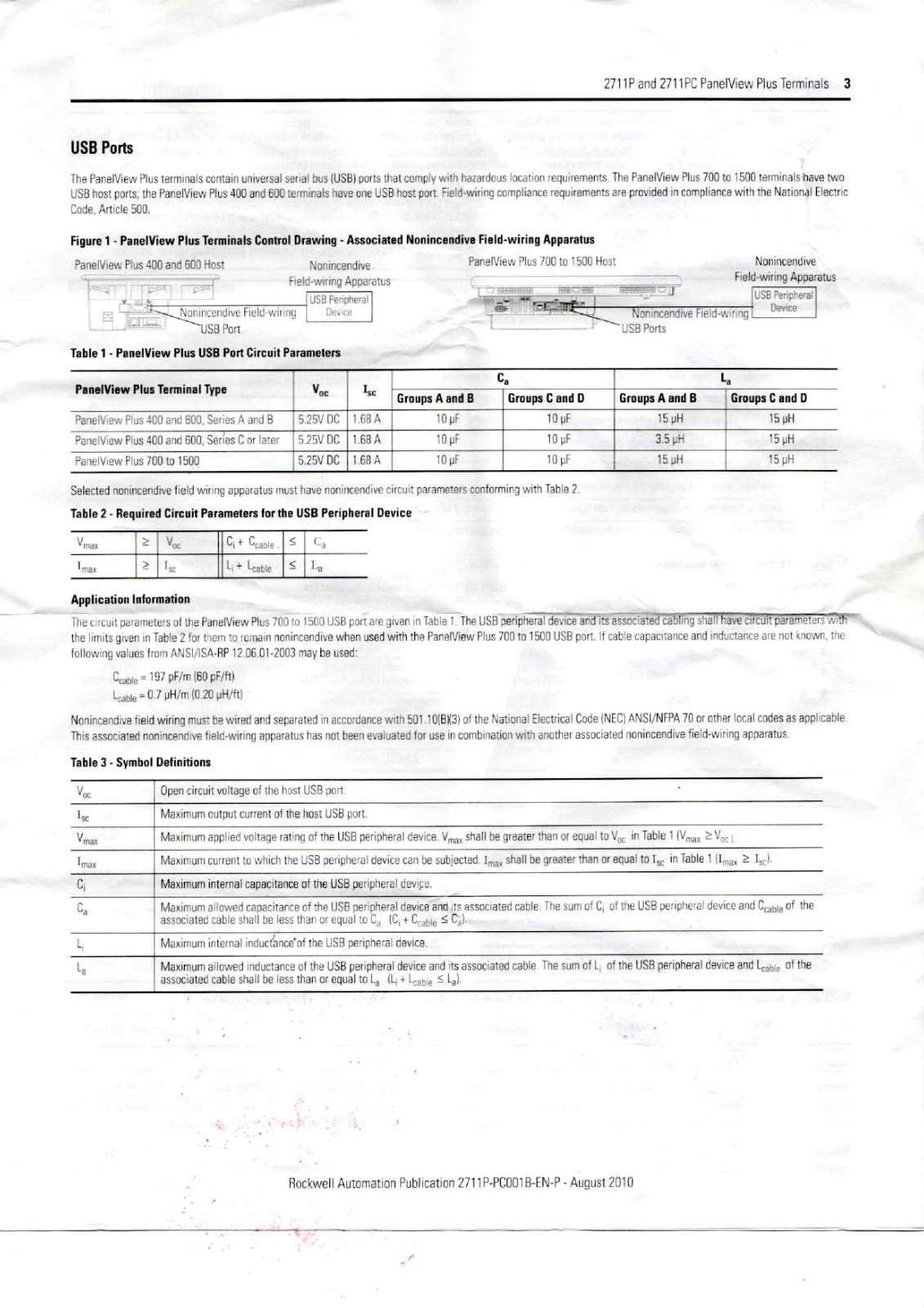 Product information Allen-Bradley 2711p and 2711PC PanelView Plus Terminals