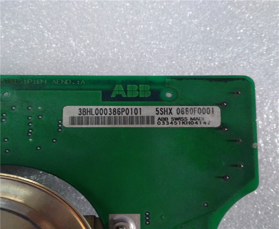 ABB 3BHB003387R0101 GVC703AE01 3BHL00386P0101 5SHX0660F0001 Module