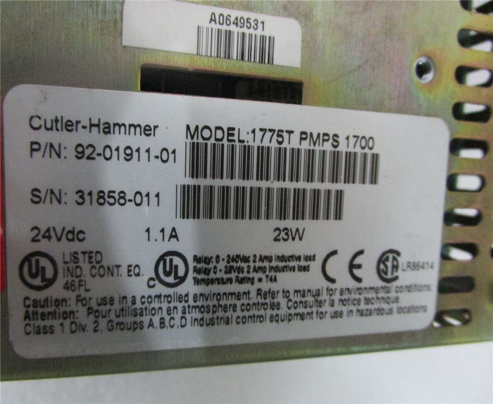 CUTLER HAMMER 1775T-PMPP-1700 Module