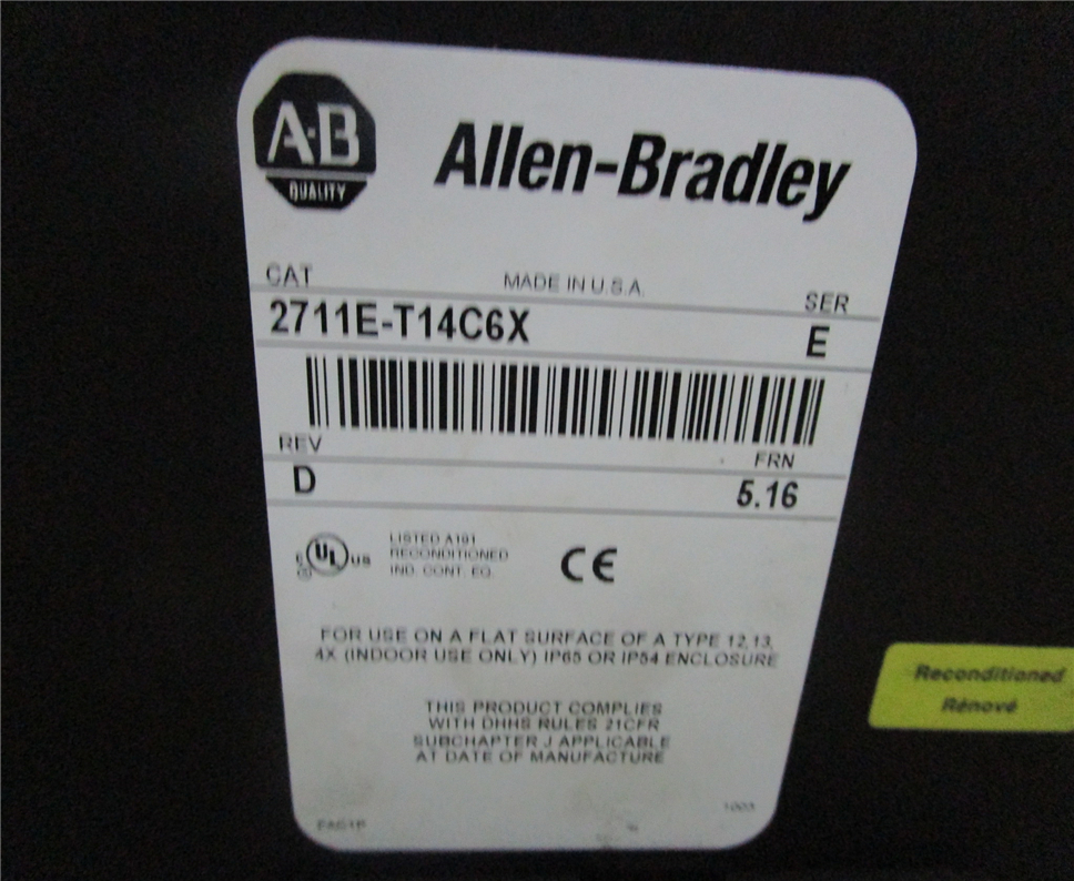 Allen Bradley 2711e-t14c6x  E Module