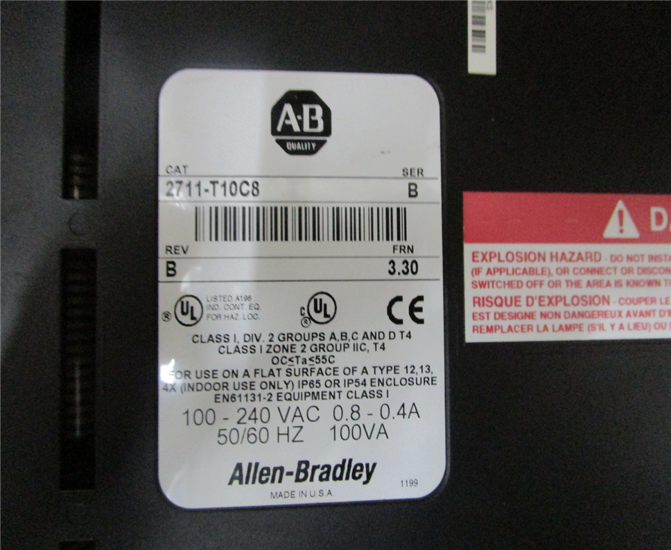 Allen Bradley 2711-T10C8 Module