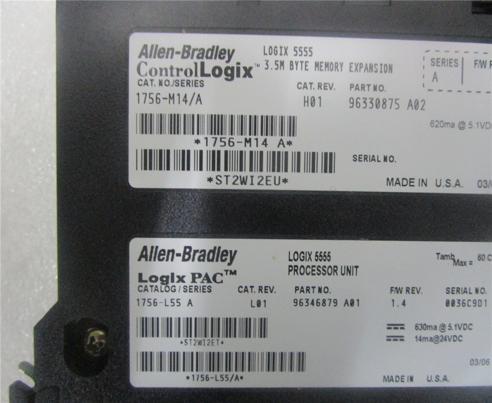 Allen Bradley 1756-L55-M13 Module