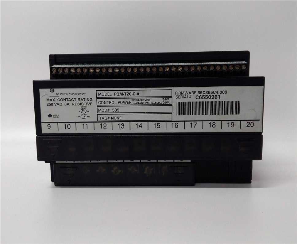 PQM-T20-C-A General Electric Power Quality Meter GE FANUC