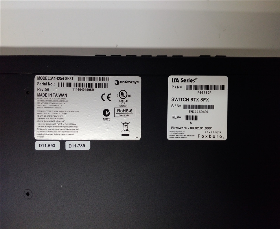 A4H254-8F8T P0973JP Ethernet Switch Foxboro