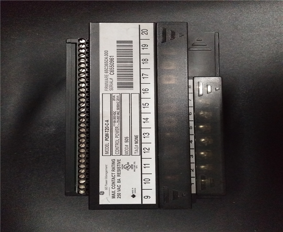 GE PQM-T20-C-A  Analog Input Module